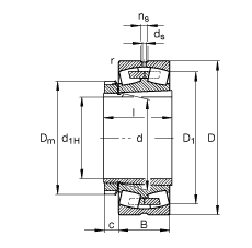 Bearing 23940-S-K-MB + H3940