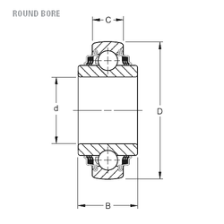 Bearing W208PPB7