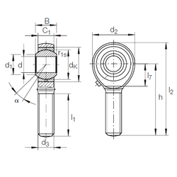 Bearing GAKL 8 PB