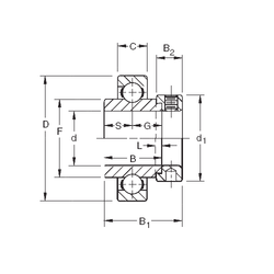 Bearing SMN407W-BR