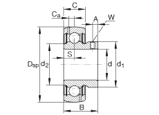 Bearing GAY107-NPP-B-AS2/V