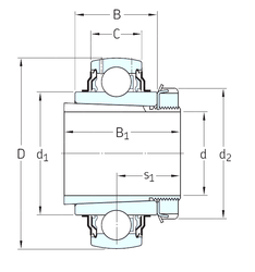 Bearing YSA213-2FK+HS2313