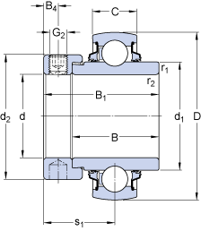 Bearing YELAG 210-115