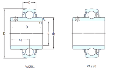 Bearing YAR216-2FW/VA228