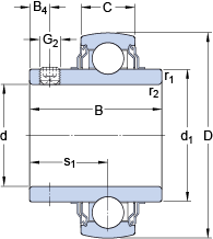 Bearing YAR 215-215-2FW/VA228