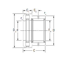 Bearing NAXR45TN