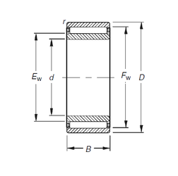 Bearing NAO8X19X10