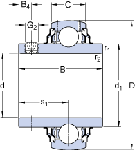 Bearing YAR 207-104-2RF