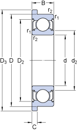 Bearing W 635 R-2Z