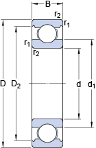 Bearing W 6306