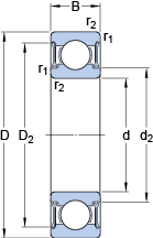 Bearing W 627-2RZ